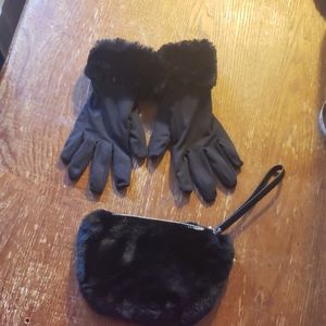 Cute Glove and pouch set!!!
